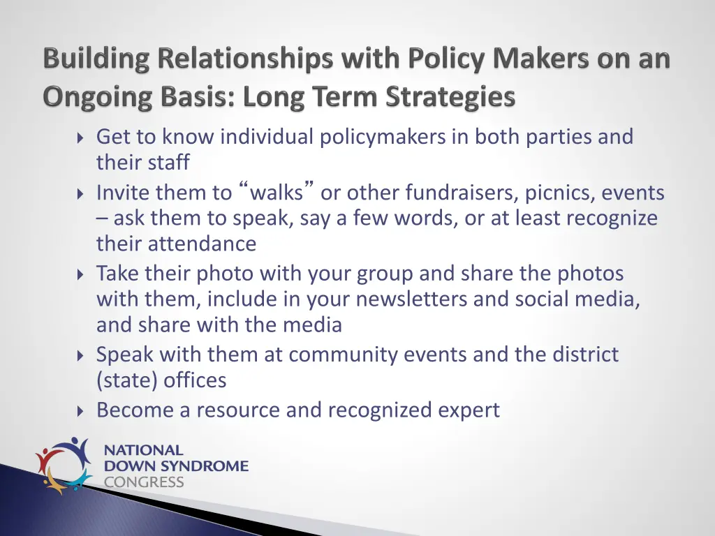 get to know individual policymakers in both