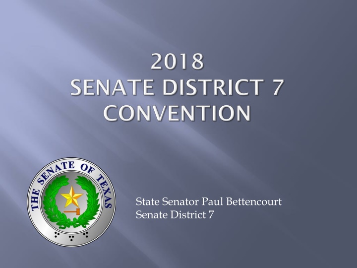 state senator paul bettencourt senate district 7