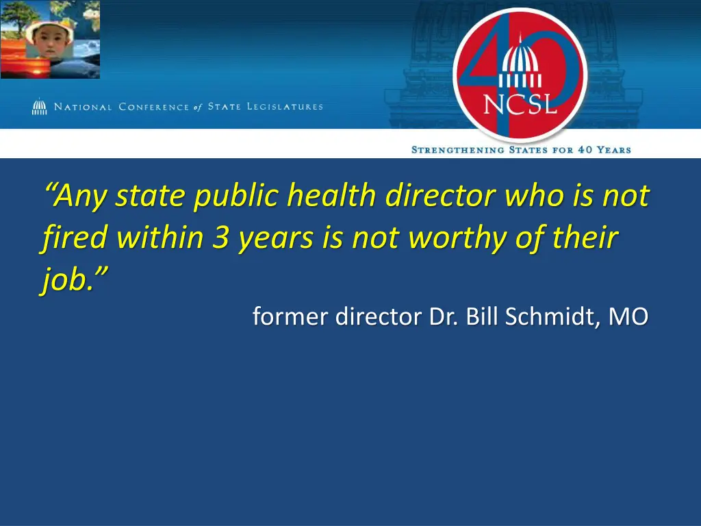 any state public health director who is not fired