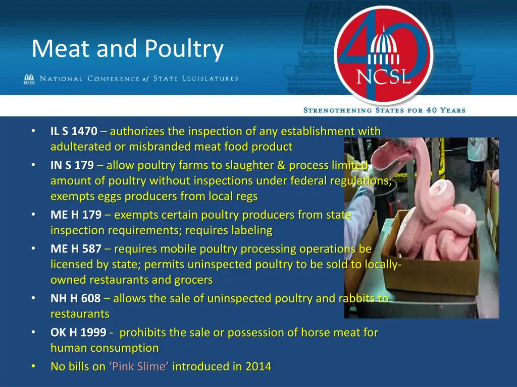 meat and poultry