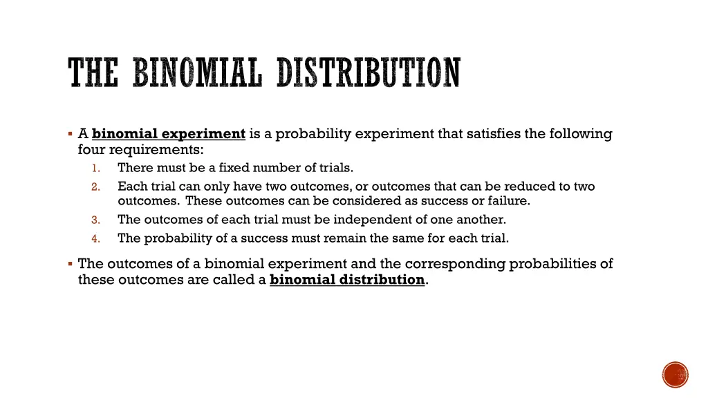 the binomial distribution 1