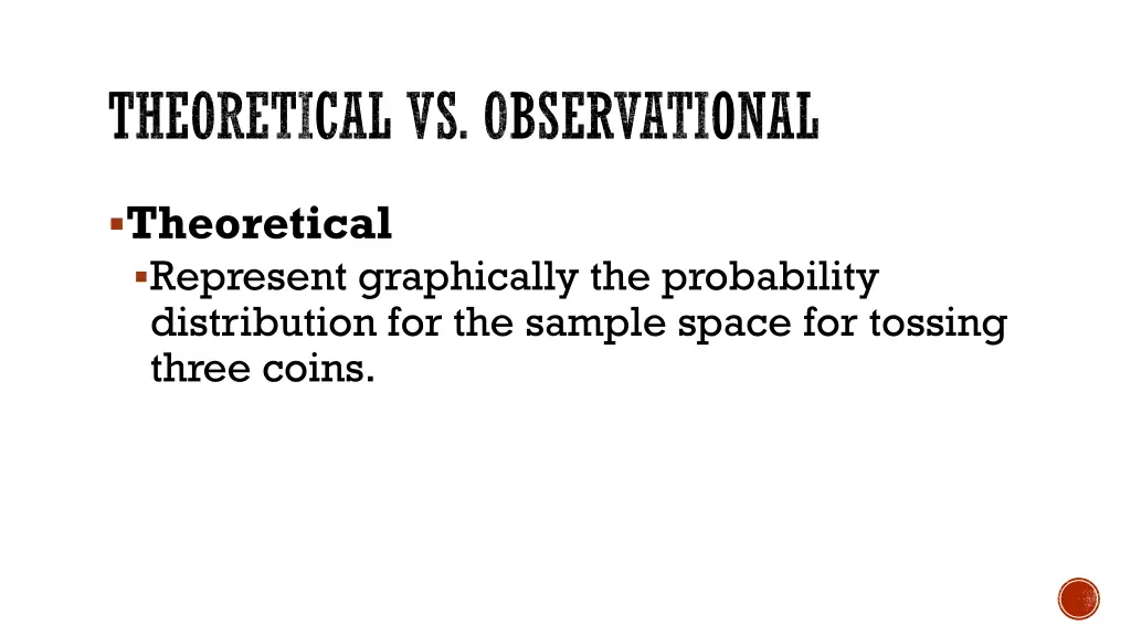 theoretical vs observational