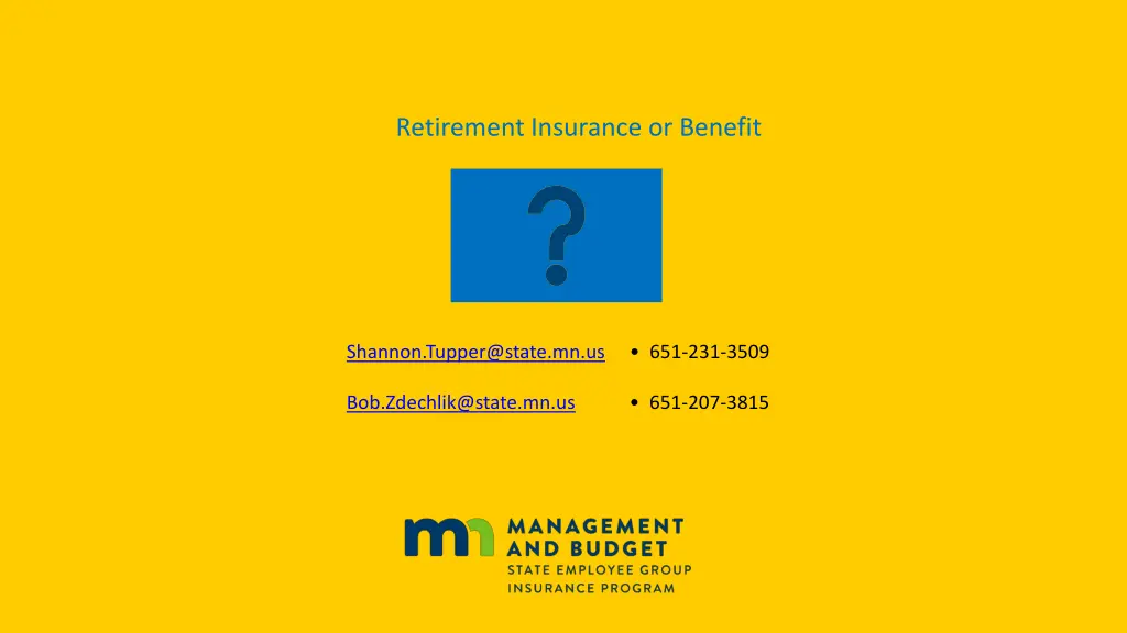 retirement insurance or benefit