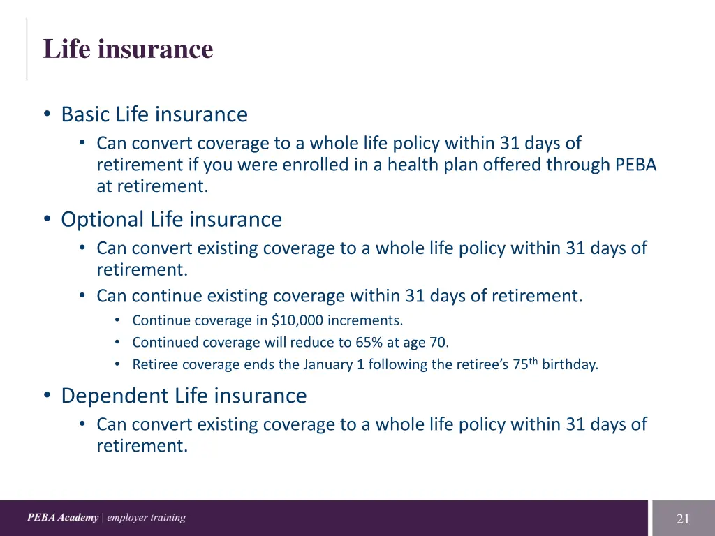 life insurance