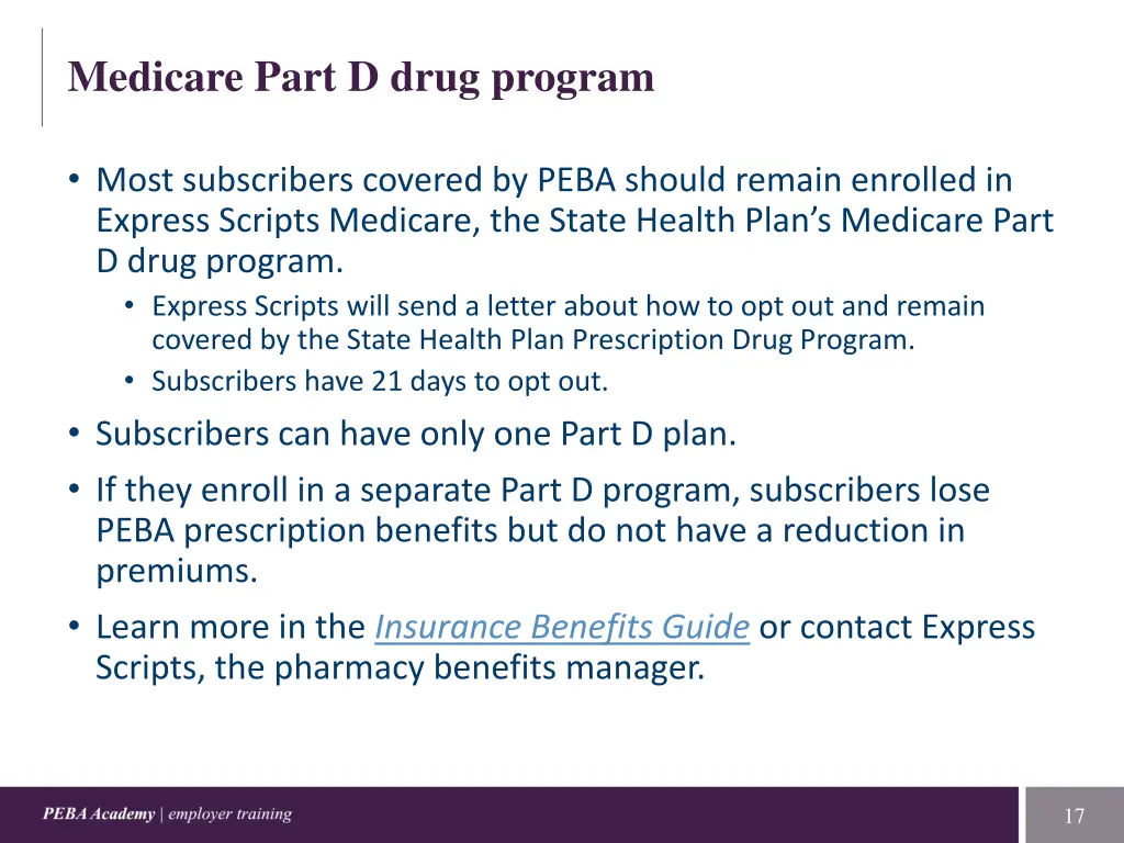 medicare part d drug program