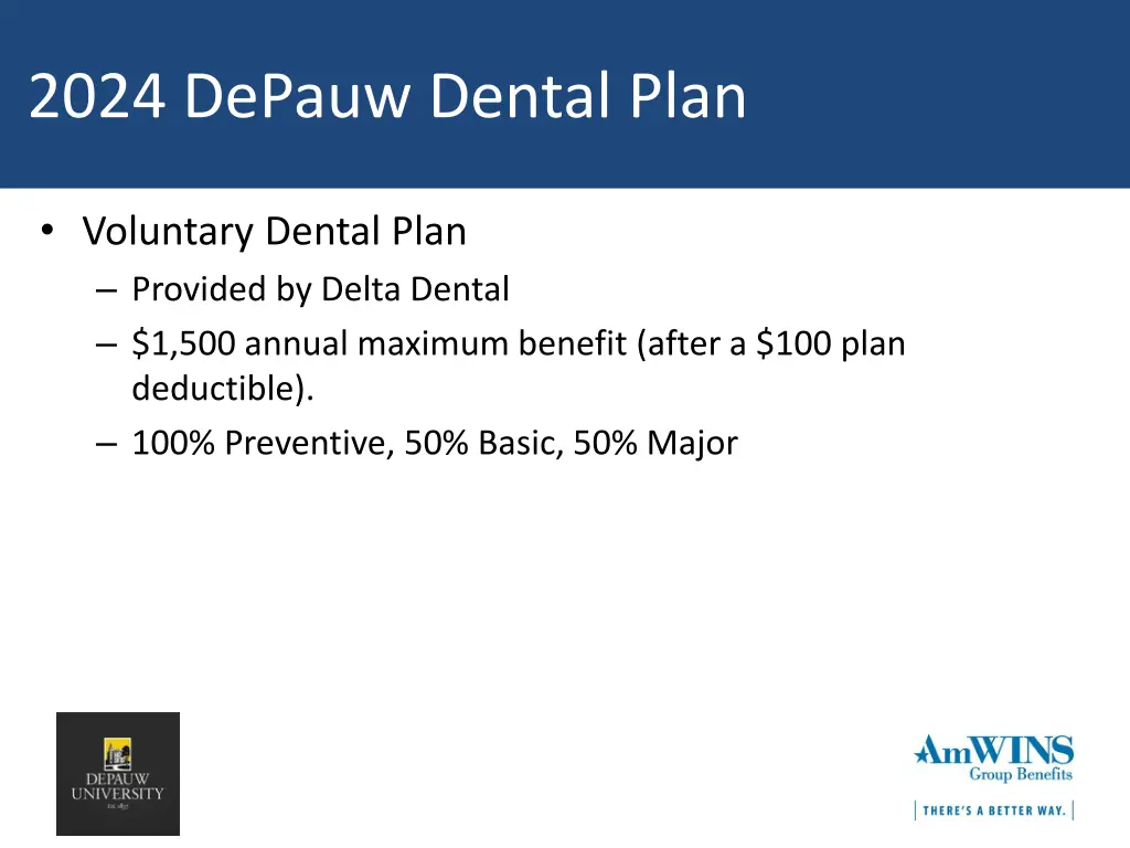 2024 depauw dental plan