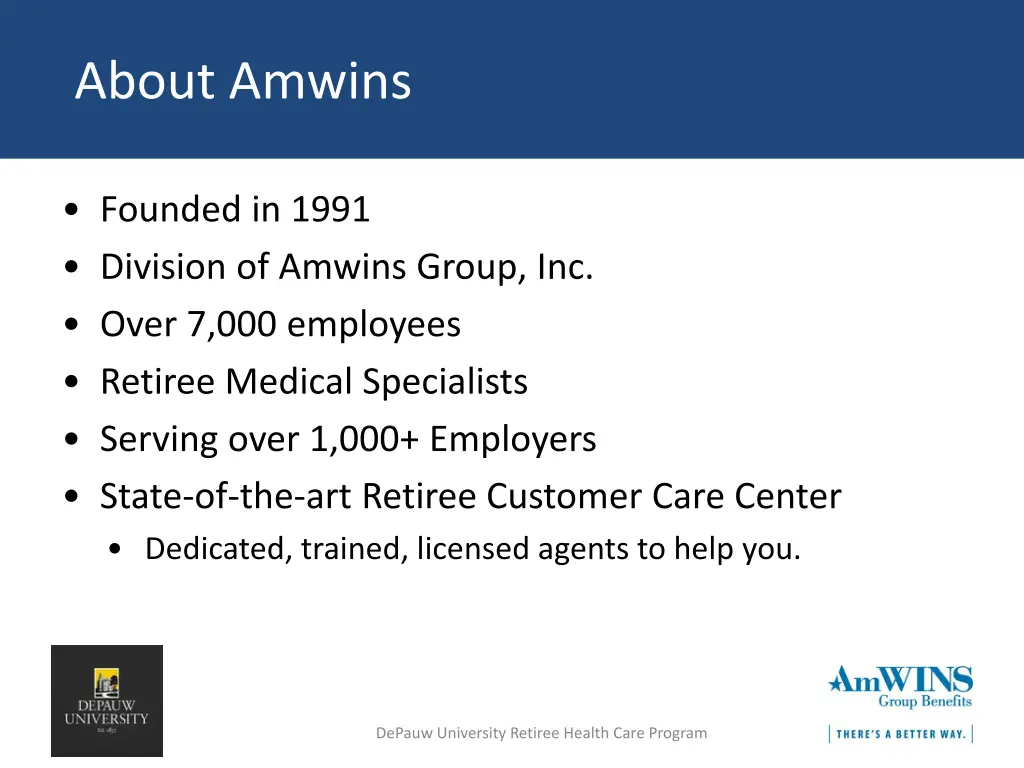 about amwins