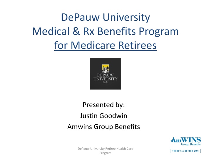 depauw university medical rx benefits program