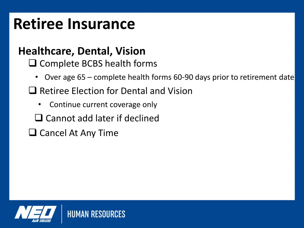 retiree insurance 1