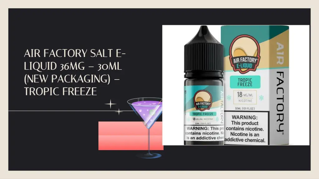 air factory salt e air factory salt e liquid 36mg