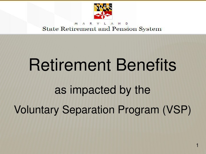 retirement benefits