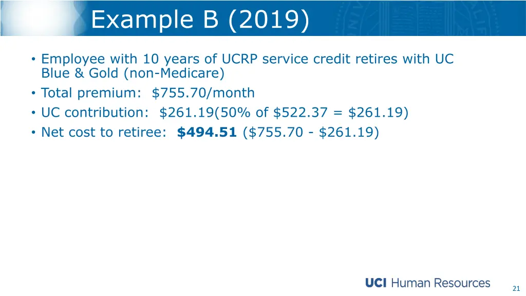 example b 2019