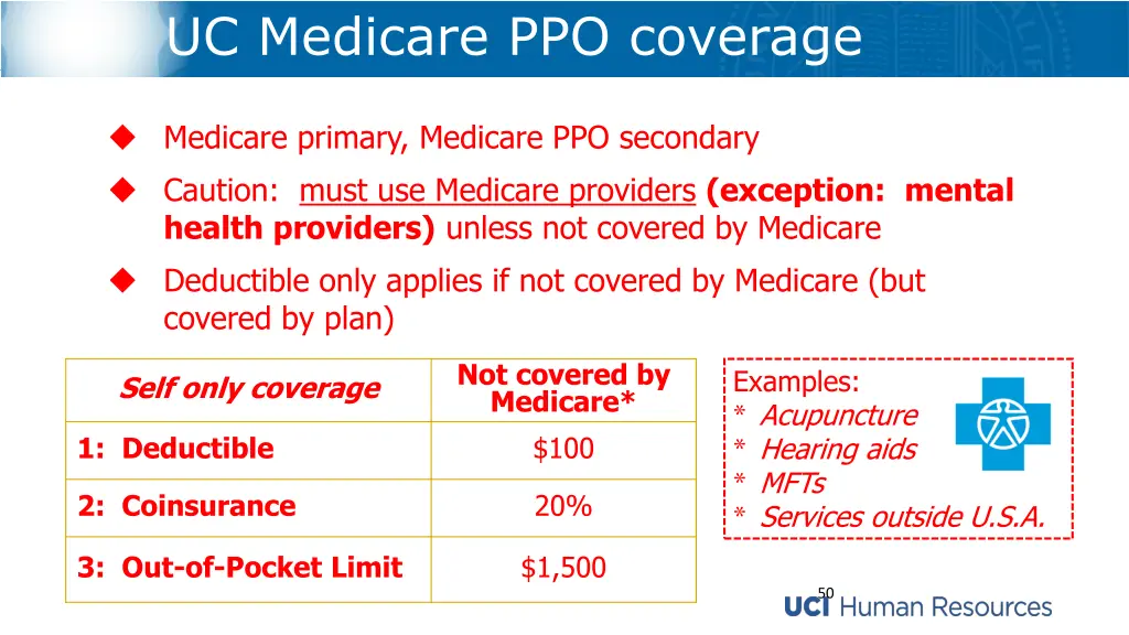 uc medicare ppo coverage 1