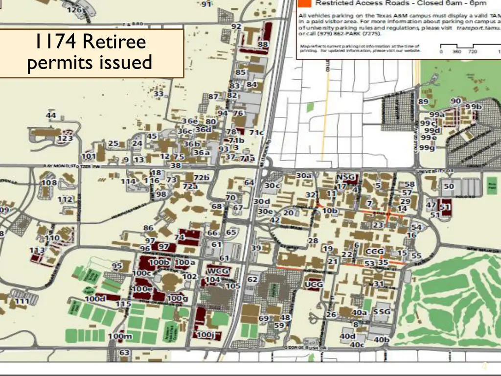 1174 retiree permits issued