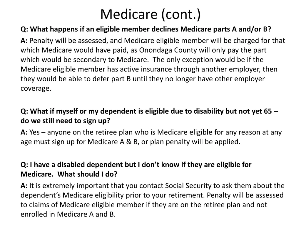 medicare cont