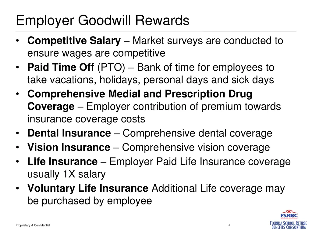 employer goodwill rewards