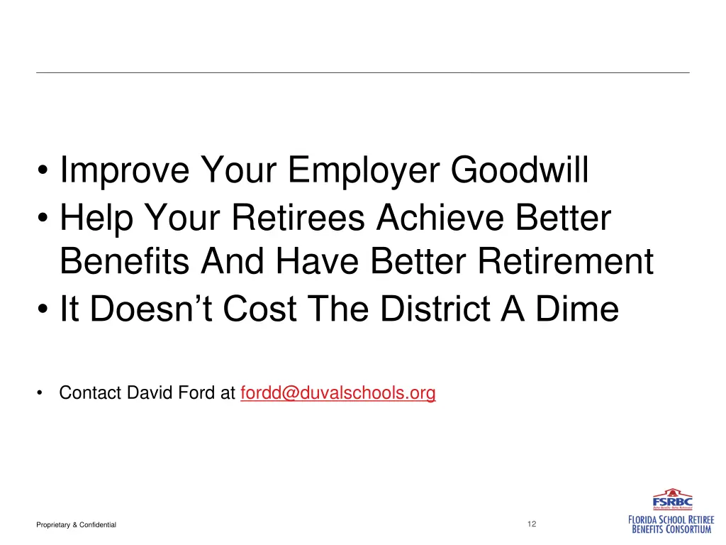 improve your employer goodwill help your retirees