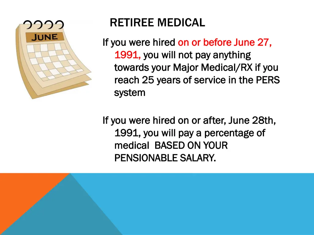 retiree medical