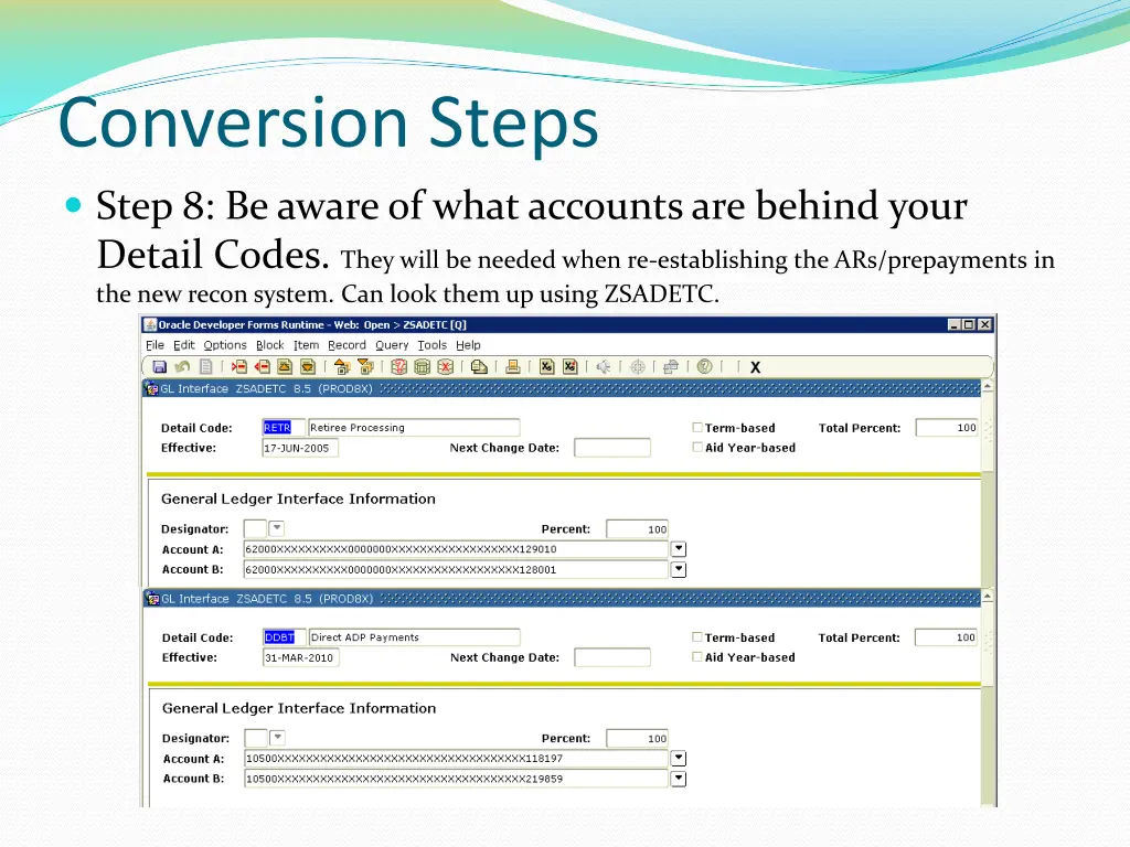 conversion steps 3