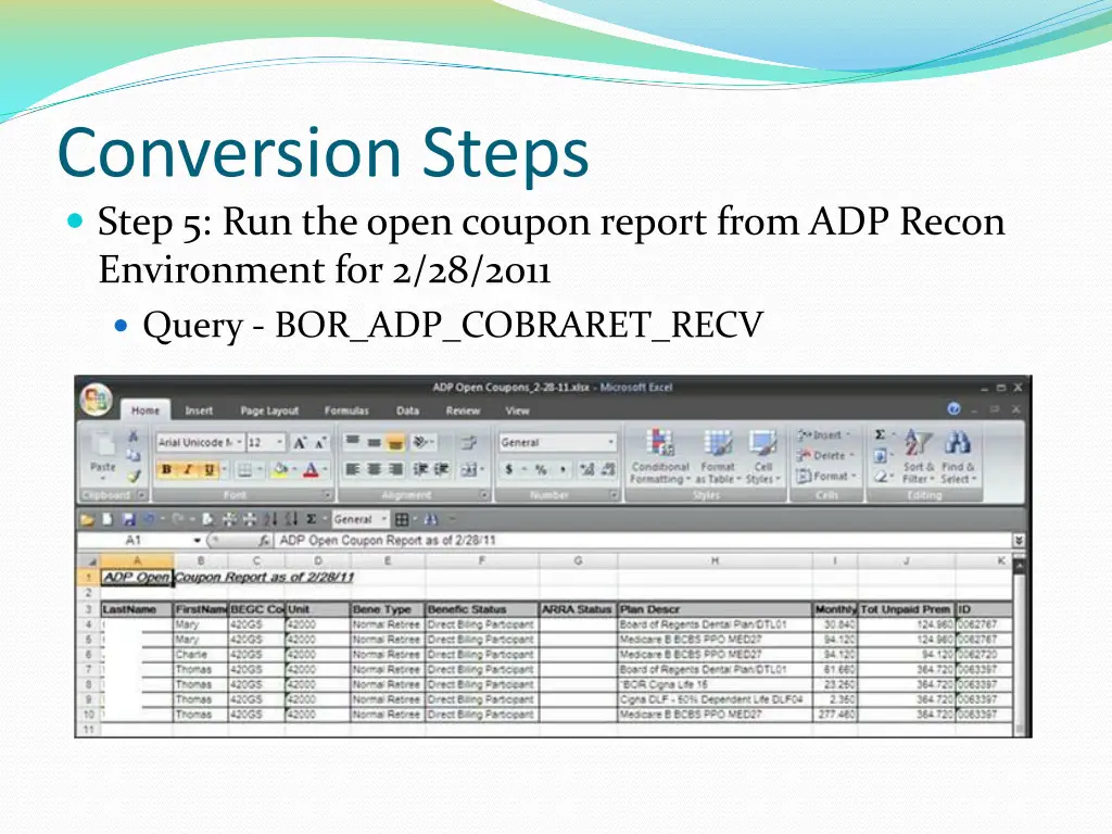 conversion steps step 5 run the open coupon