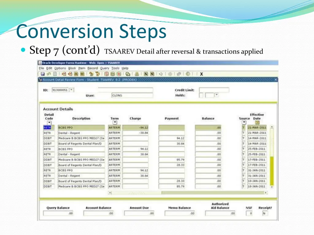 conversion steps step 7 cont d tsaarev detail 1