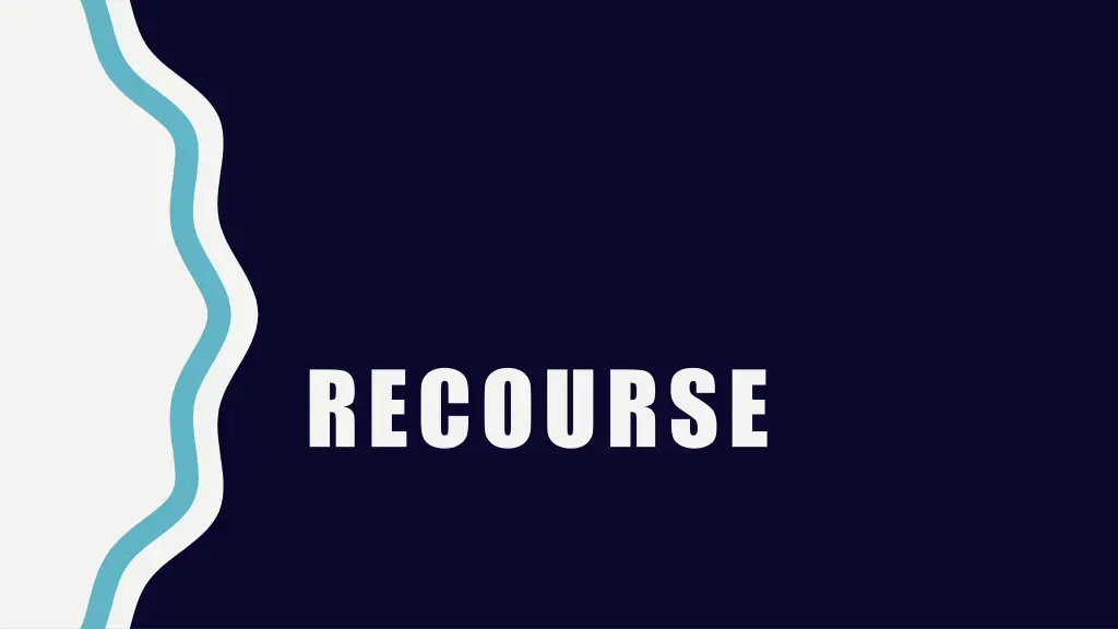 recourse