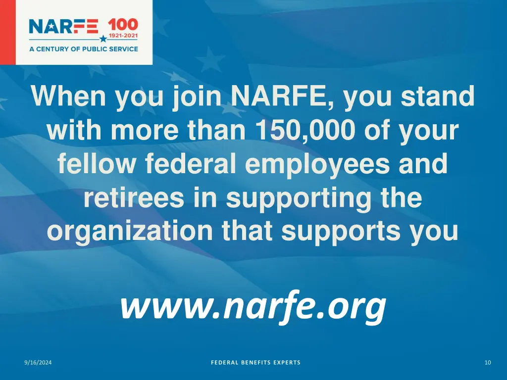 when you join narfe you stand with more than