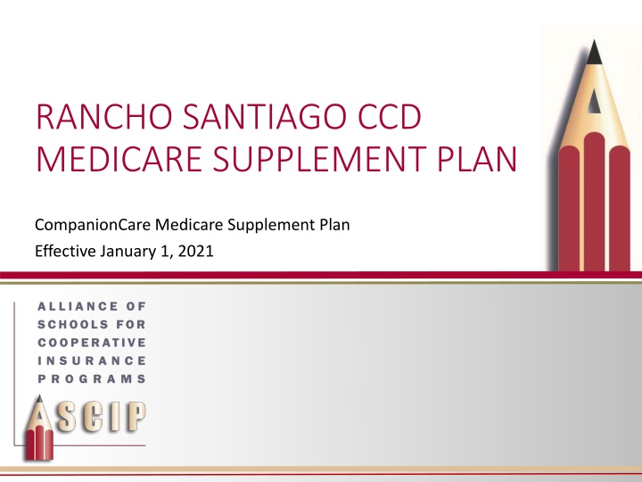 rancho santiago ccd medicare supplement plan