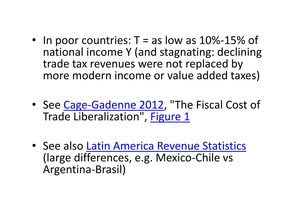 in poor countries t as low as 10 15 of national