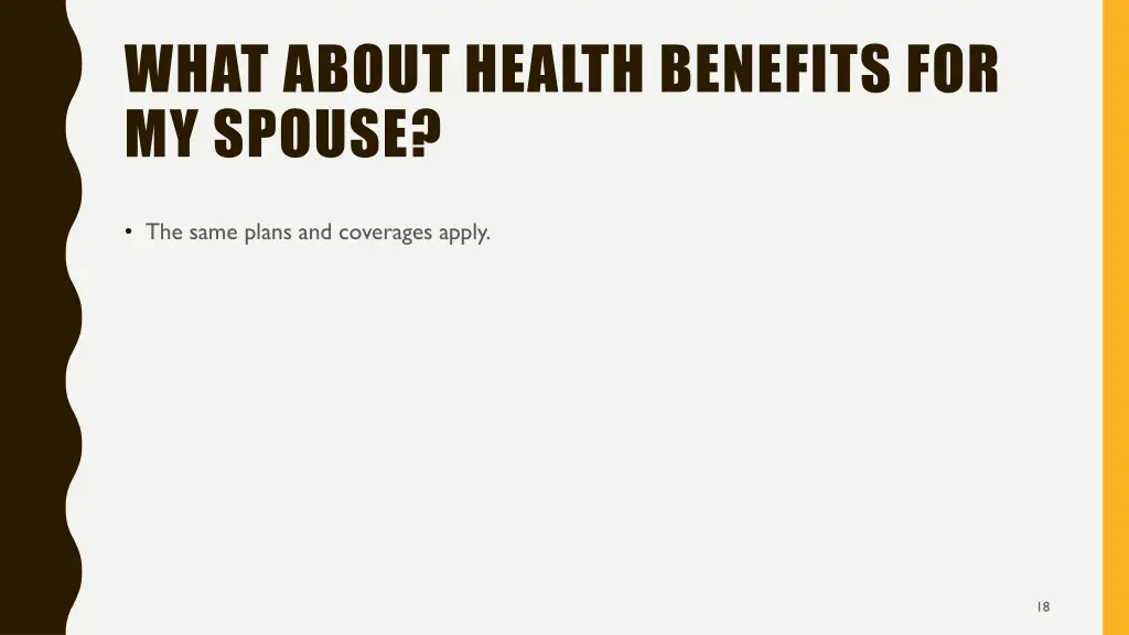 what about health benefits for my spouse