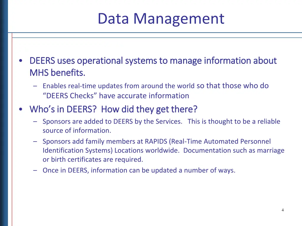 data management