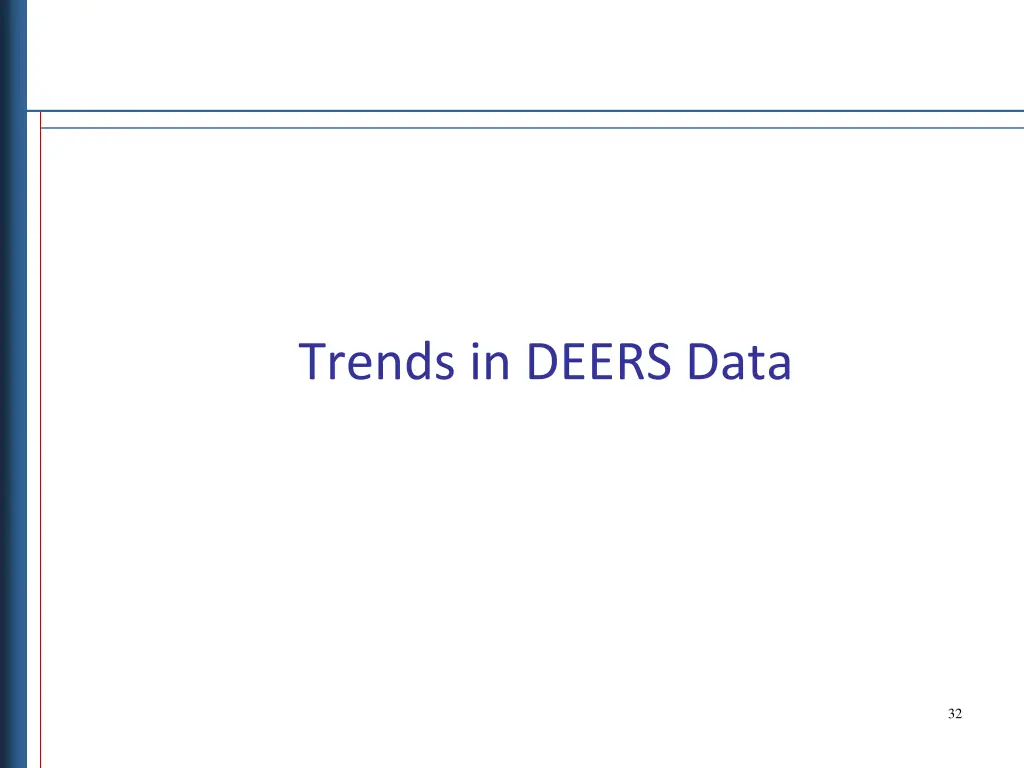 trends in deers data