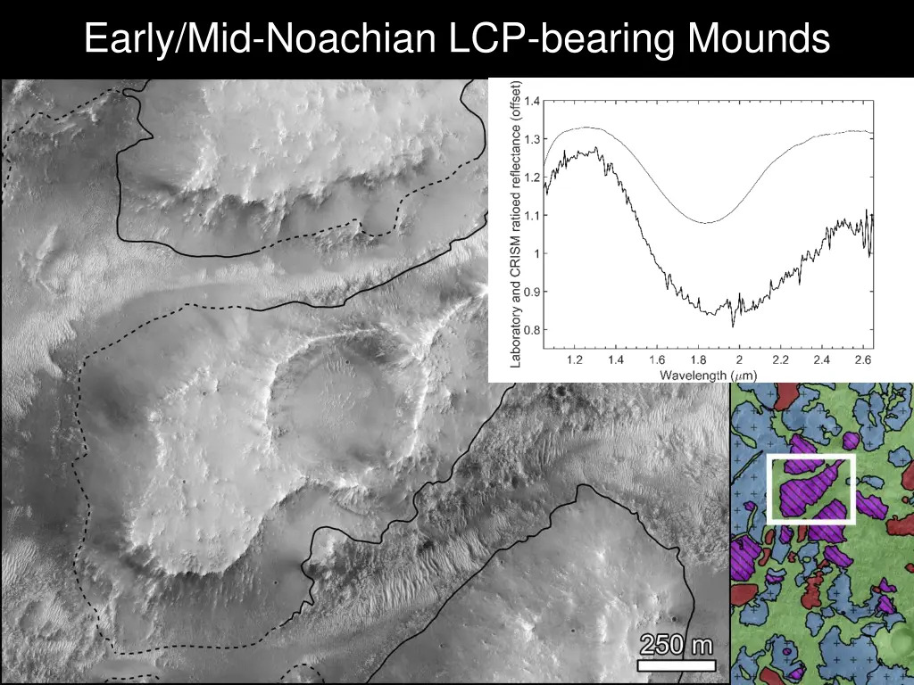 early mid noachian lcp bearing mounds