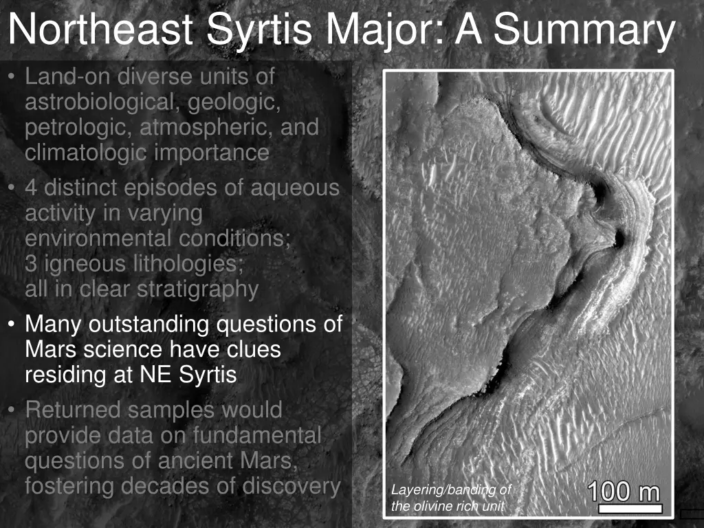 northeast syrtis major a summary land on diverse 2