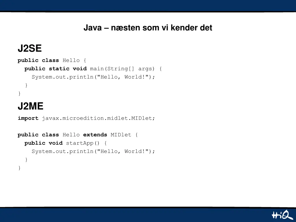 java n sten som vi kender det