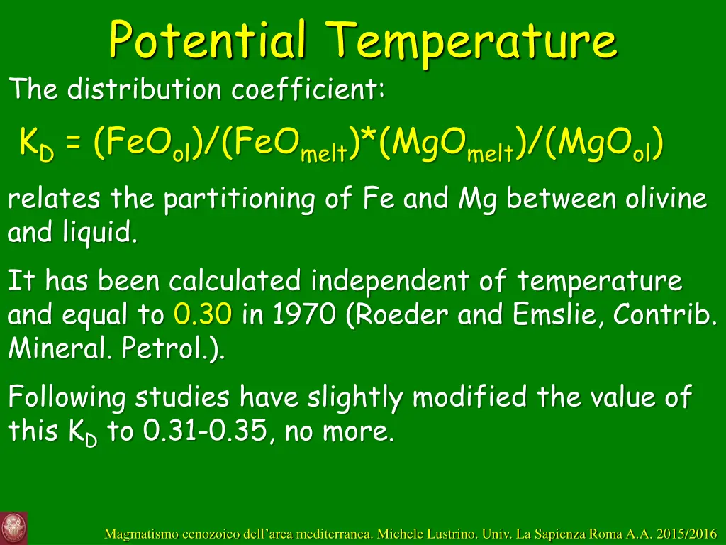 potential temperature the distribution