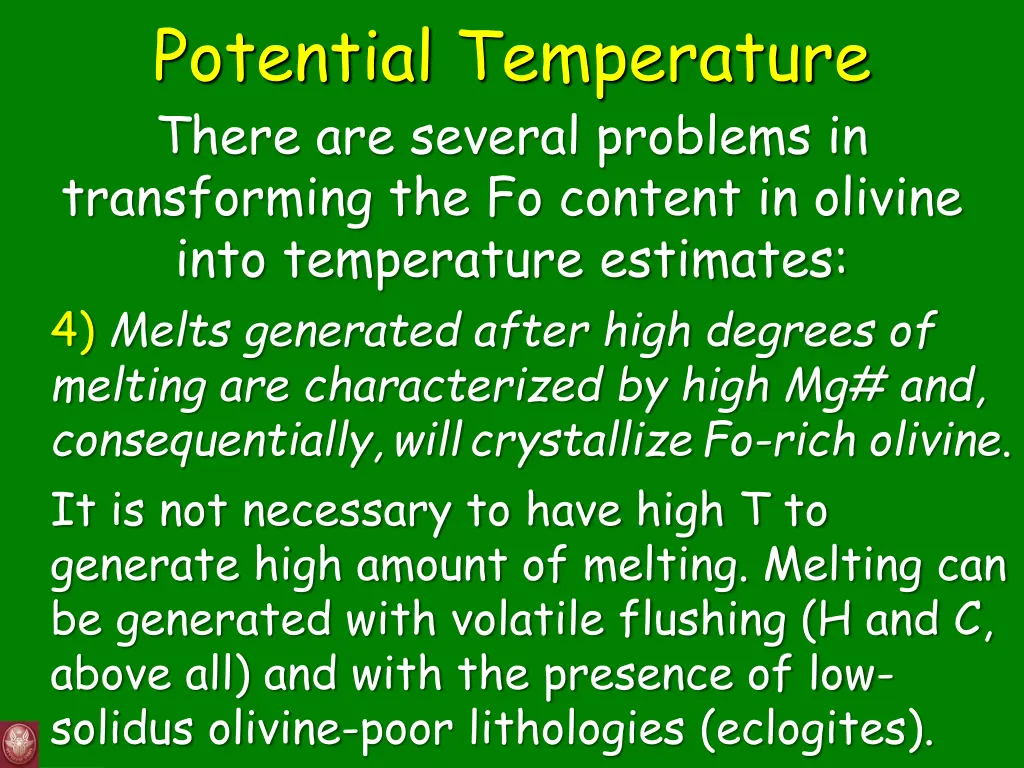 potential temperature there are several problems 3