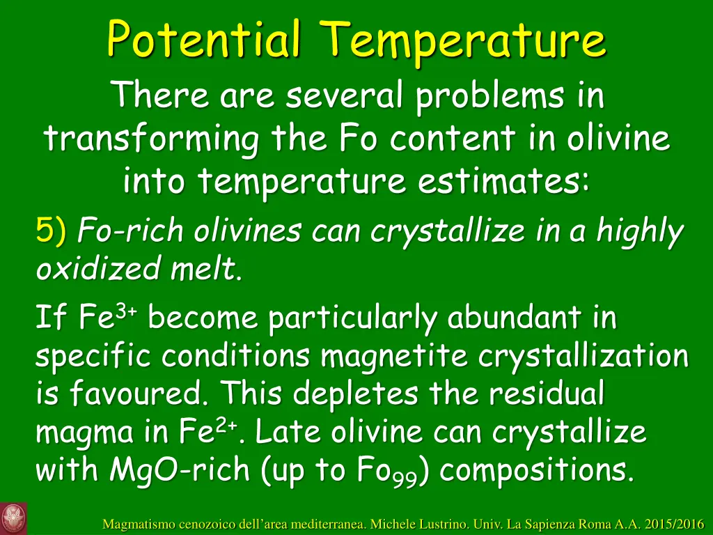 potential temperature there are several problems 5