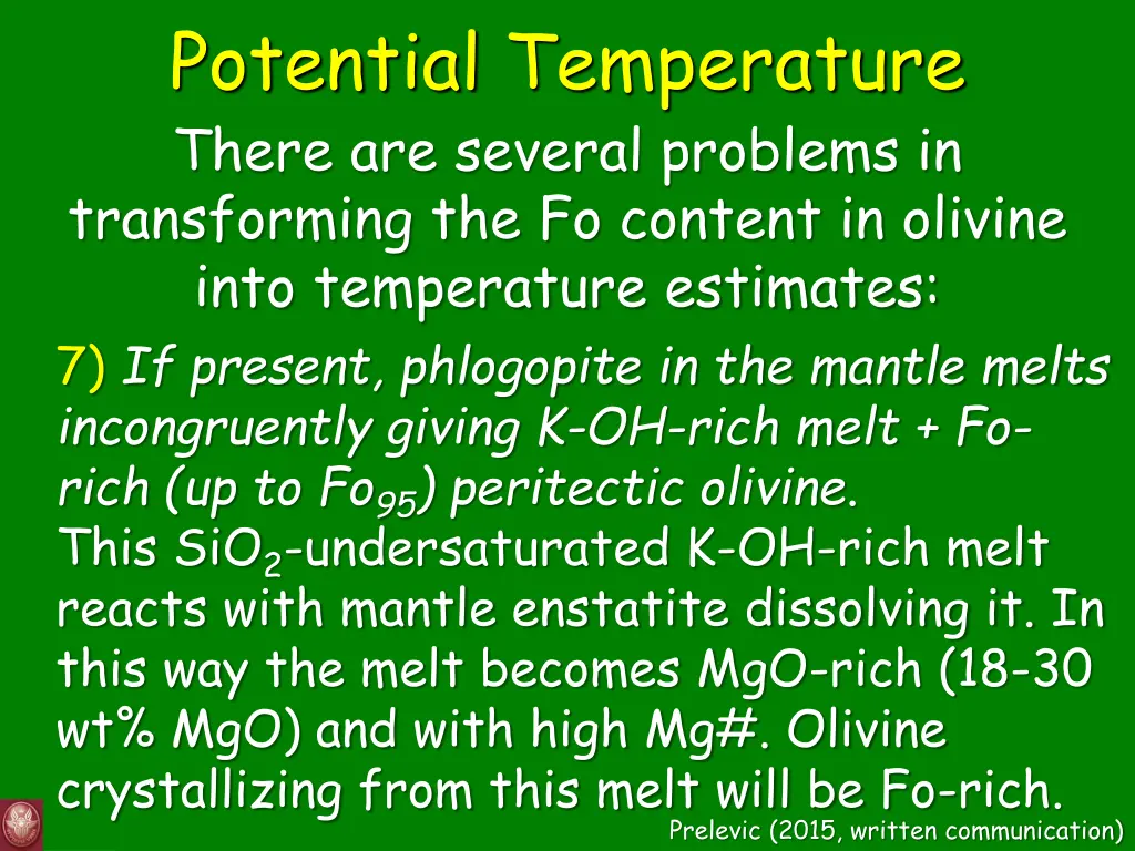 potential temperature there are several problems 7