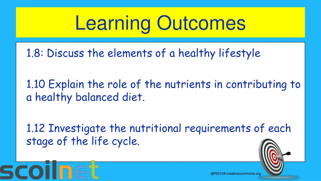 learning outcomes