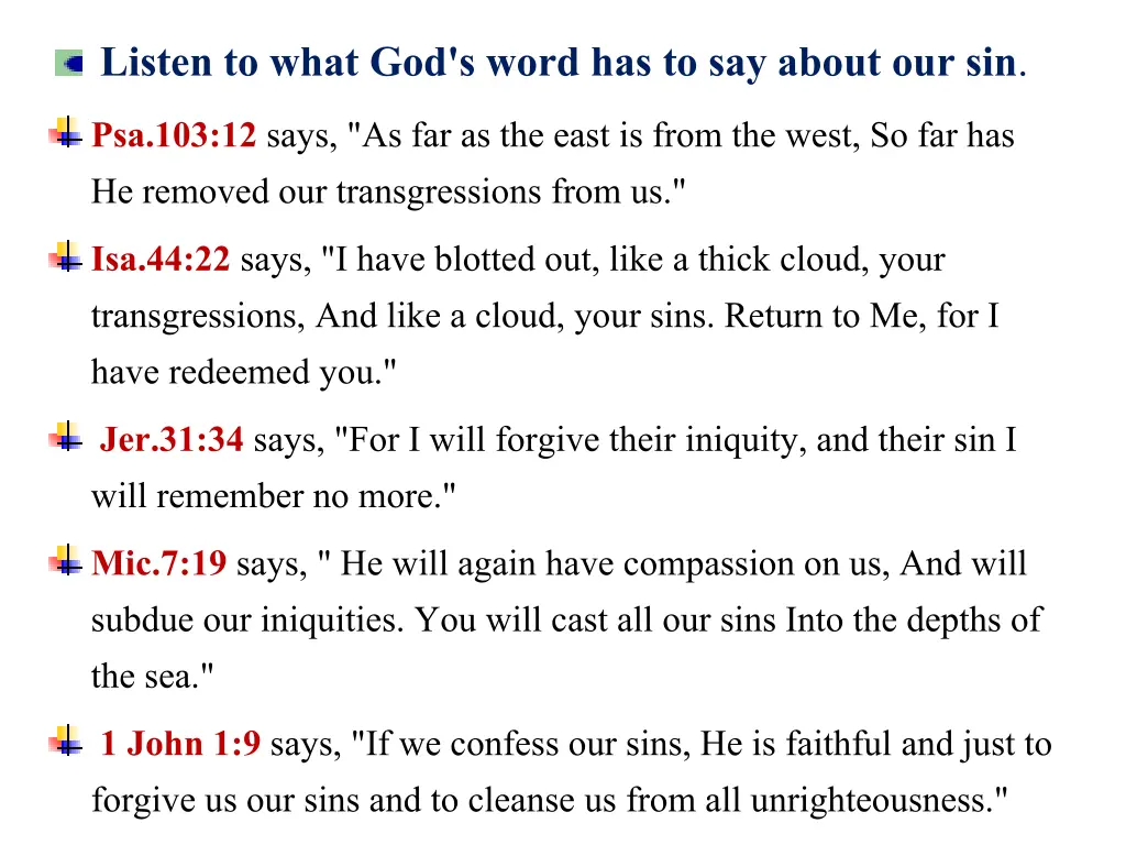 listen to what god s word has to say about