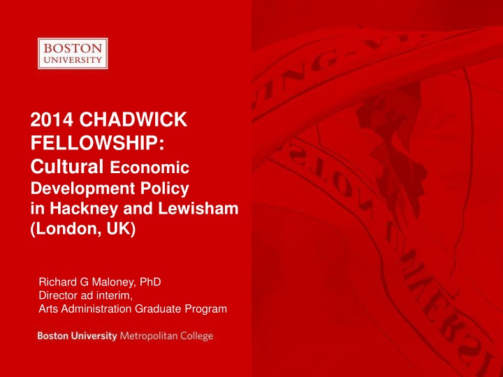 2014 chadwick fellowship cultural economic