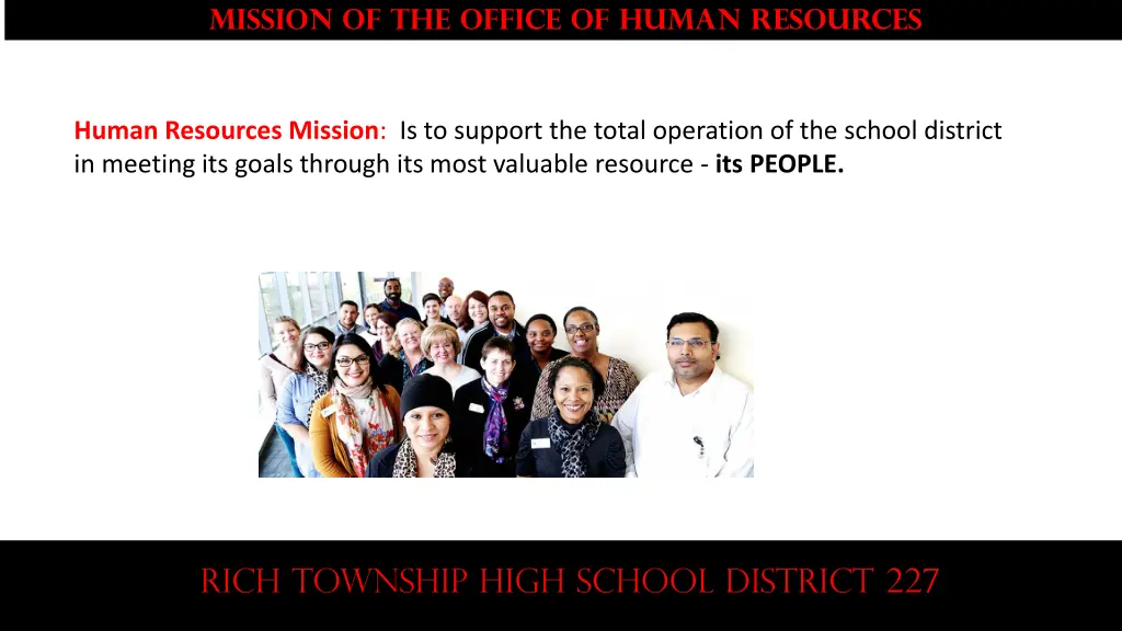 mission of the office of human resources