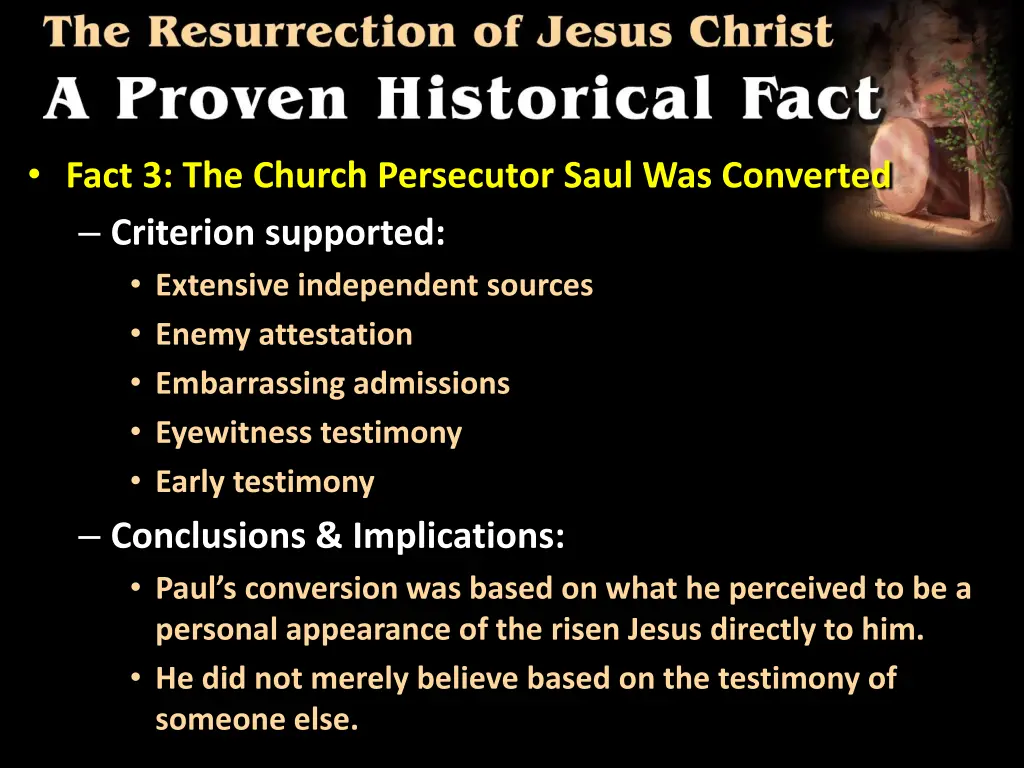 fact 3 the church persecutor saul was converted 2