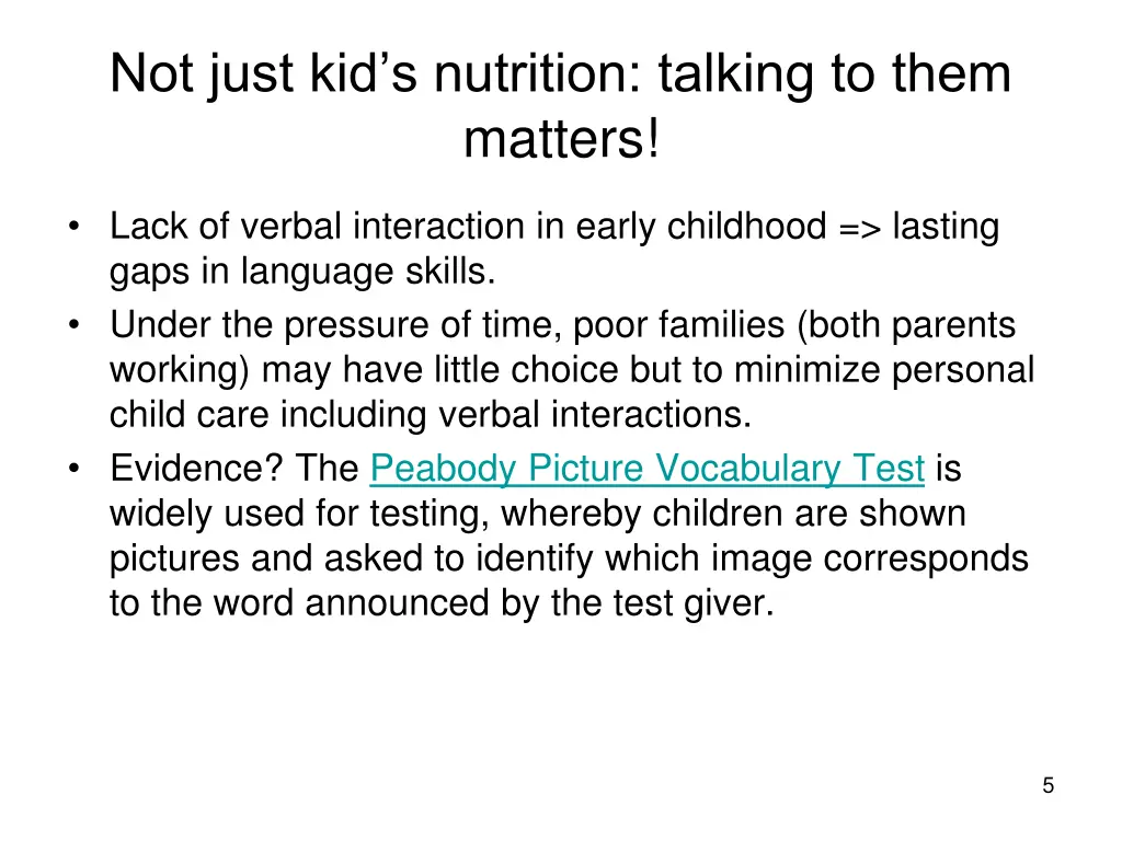 not just kid s nutrition talking to them matters