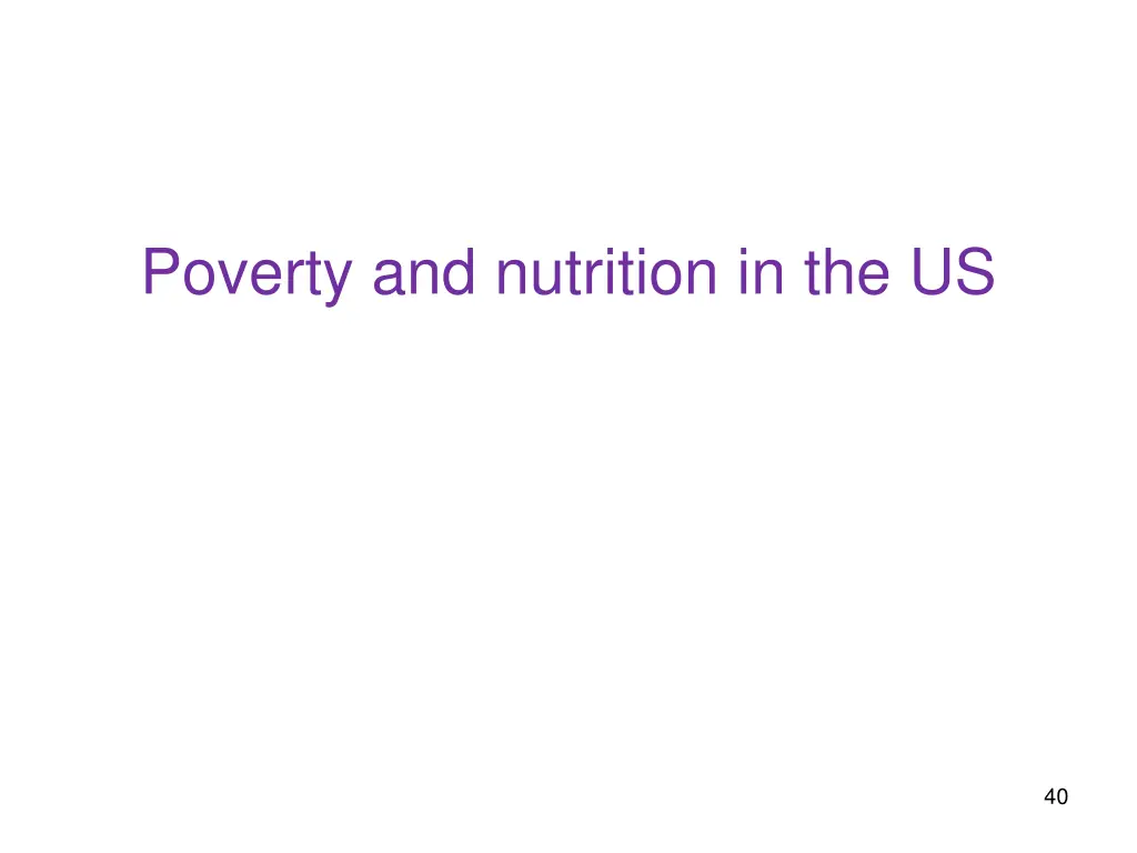 poverty and nutrition in the us