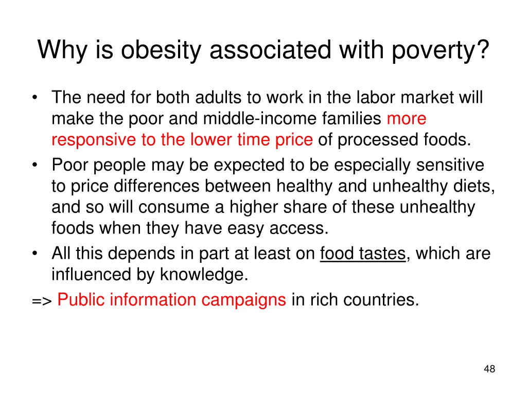 why is obesity associated with poverty