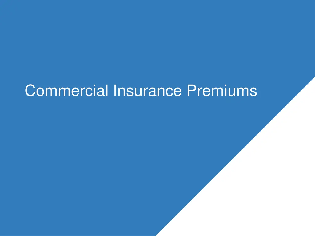 commercial insurance premiums