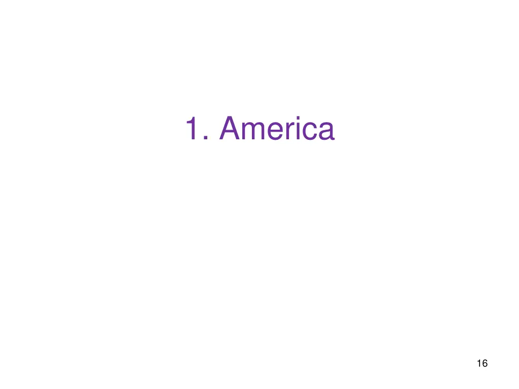 1 america