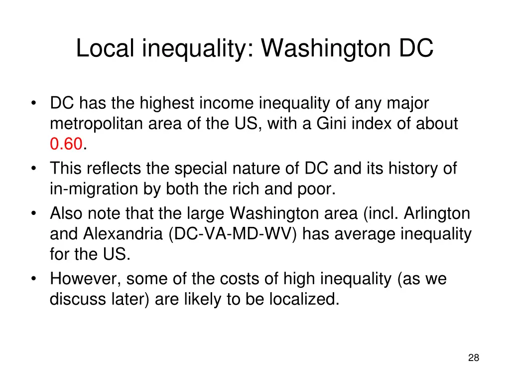 local inequality washington dc